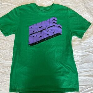 Rhymesayers green and purple t-shirt size large